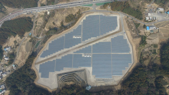 シャープ亀山（第1・第2）太陽光発電所新設工事