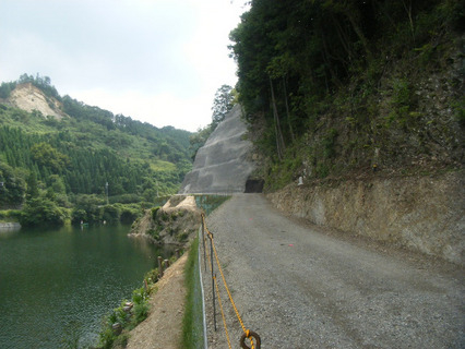 津風呂ダム周辺道路その6-2工事