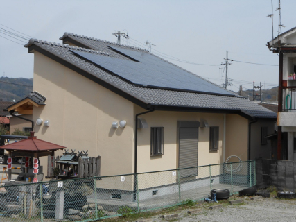 大川自治会館 太陽光発電システム(5.4kW)設置工事