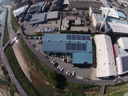 大洋ナット工業株式会社 太陽光発電システム(56.16kW)設置工事