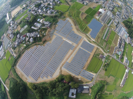 桜井たかだ太陽光発電所(2M)設置工事
