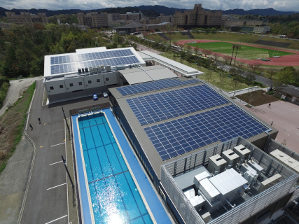 (株)ﾀﾅﾍﾞｴﾅｼﾞｰ立命館大学(BKC)ｽﾎﾟｺﾓ太陽光発電所(269.36kW)設置工事