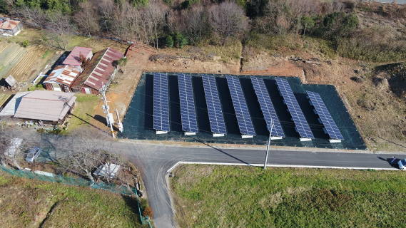 大野新田太陽光発電所(71.55kW)建設工事