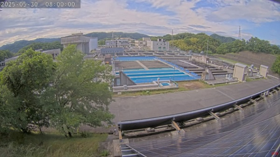 御所浄水場2系浄水施設構造物補修工事（4号池）