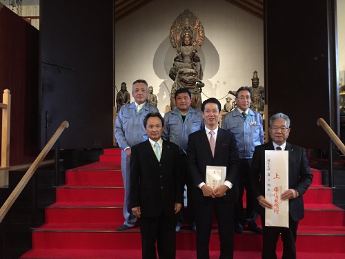 安倍文殊院参拝