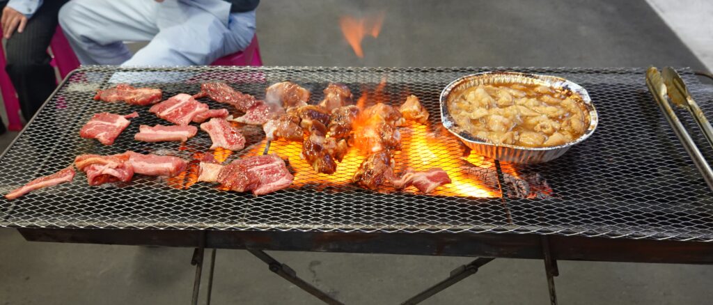 BBQでパワー全開!!